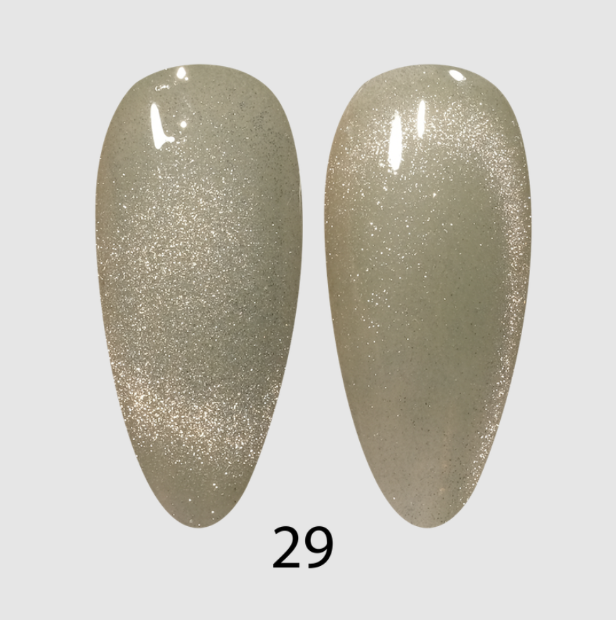 DND DC Cat Eye 9D Gel Polish  #29 Misty Moss