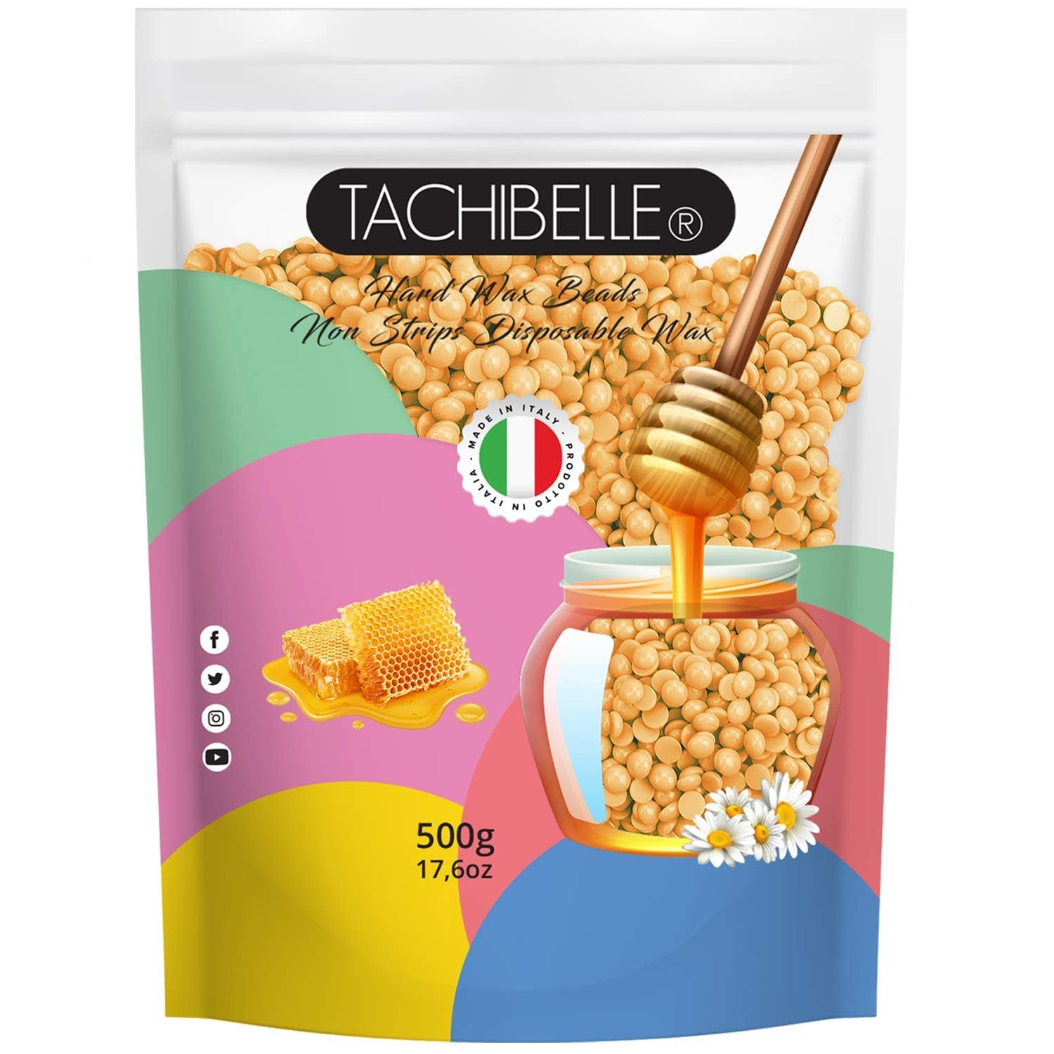 Tachibelle Bead Hard Wax 500g Mango Scent