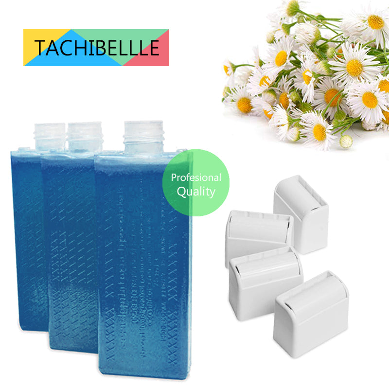 TACHIBELLE AZULENE ROLL-ON wax, body Hair Removal Wax Cartridge, for Professional or Home uses, 75 ml (Copy)