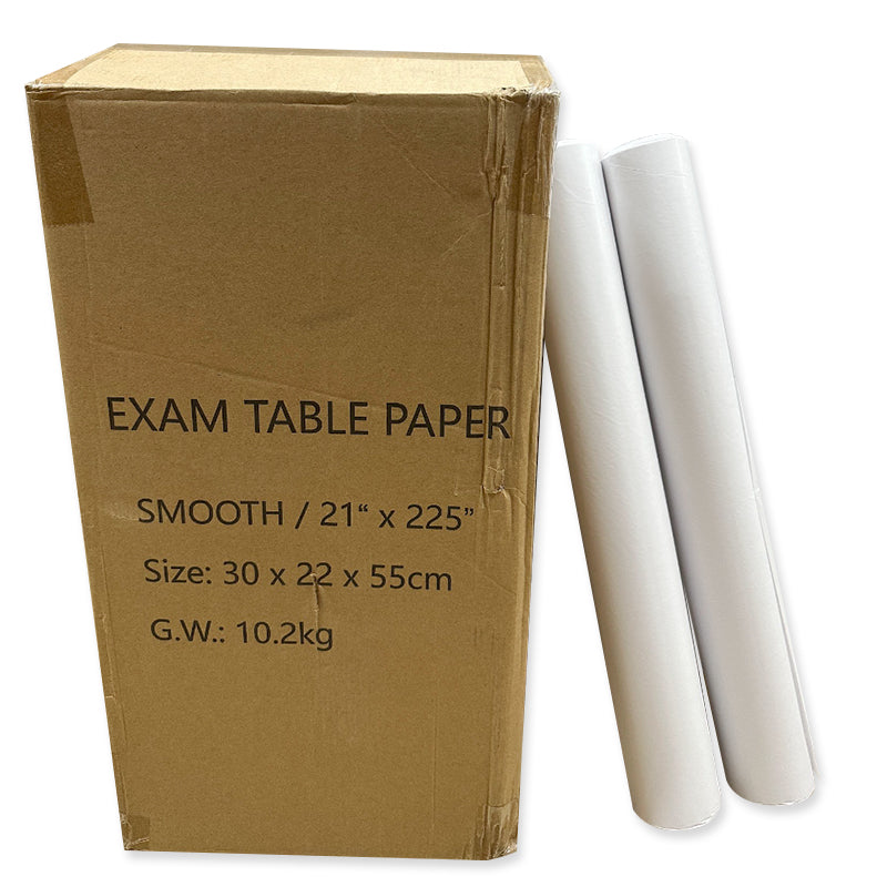 Panda Spa Exam Table Paper Roll, White, 21 in x 225 (Case of 12 Rolls )