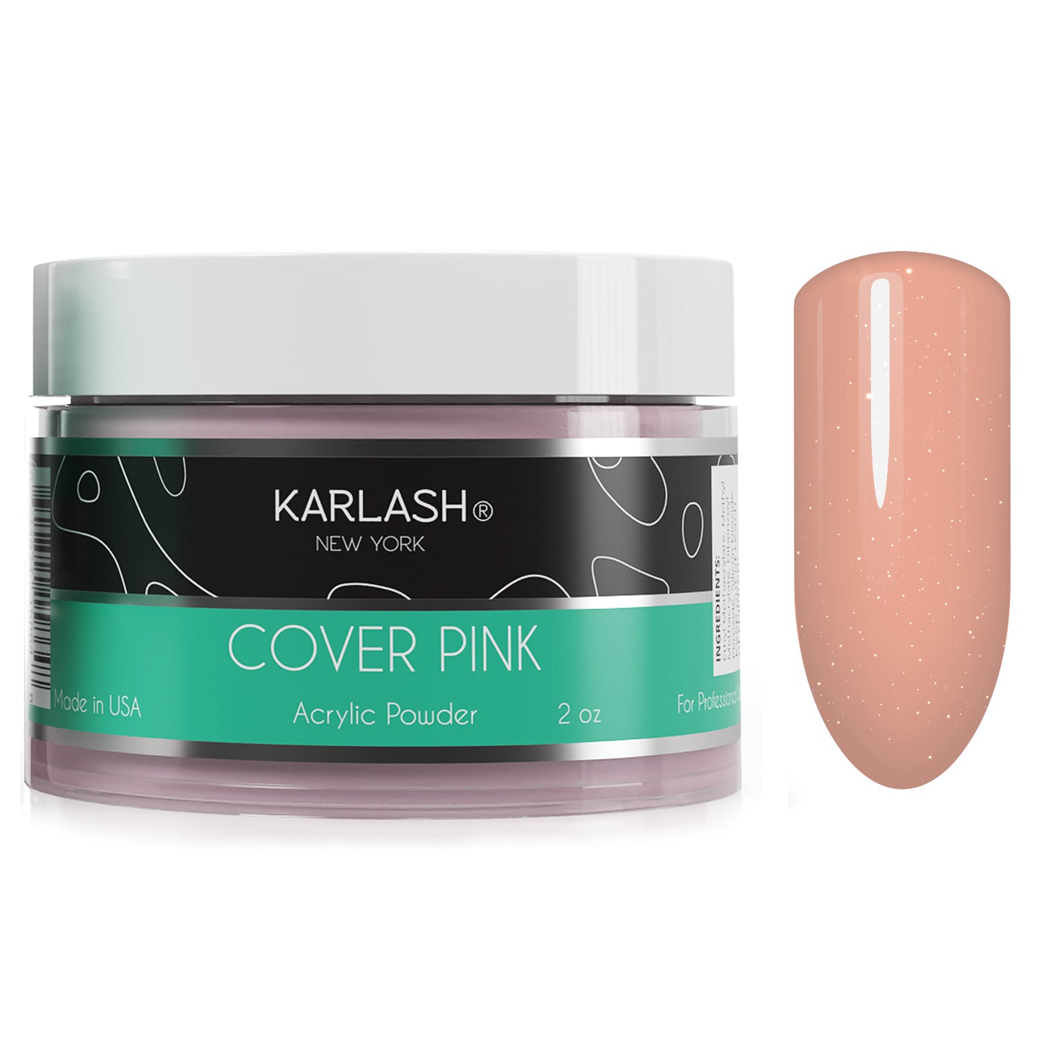 Karlash Professional Acrylic Powder Nails Cover Pink 2 oz