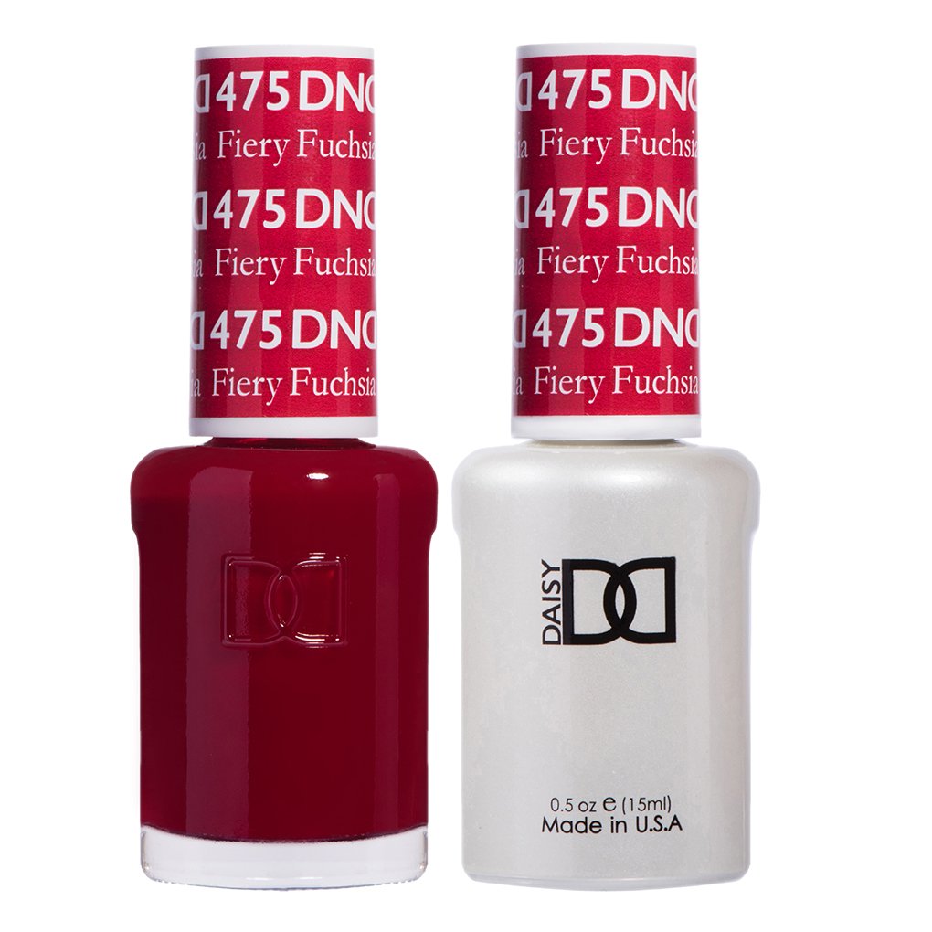 DND Matching Polish Set Gel & Lacquer 475 Fiery Fuchsia