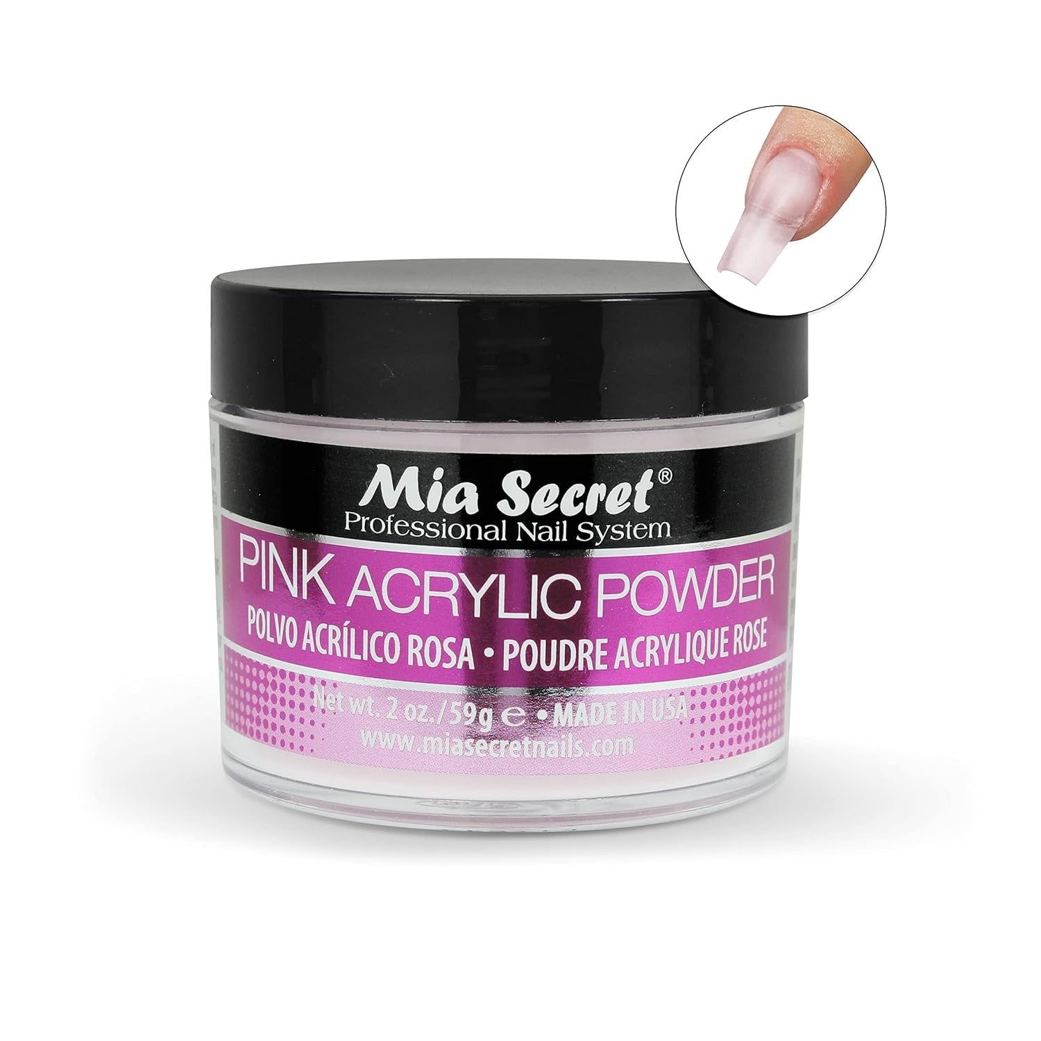 Mia Secret Acrylic Powder Pink 2oz