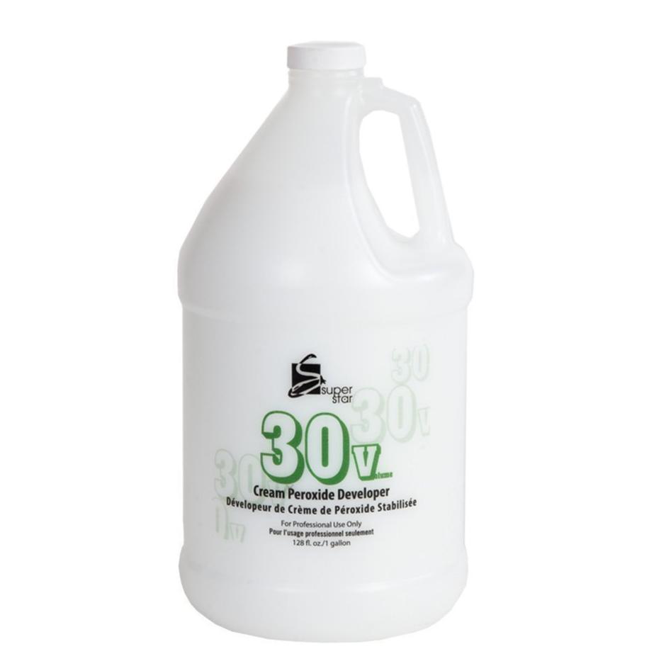 Super Star Stabilized Cream Peroxide Developer 30V, 3.8 L / 1 Gallon