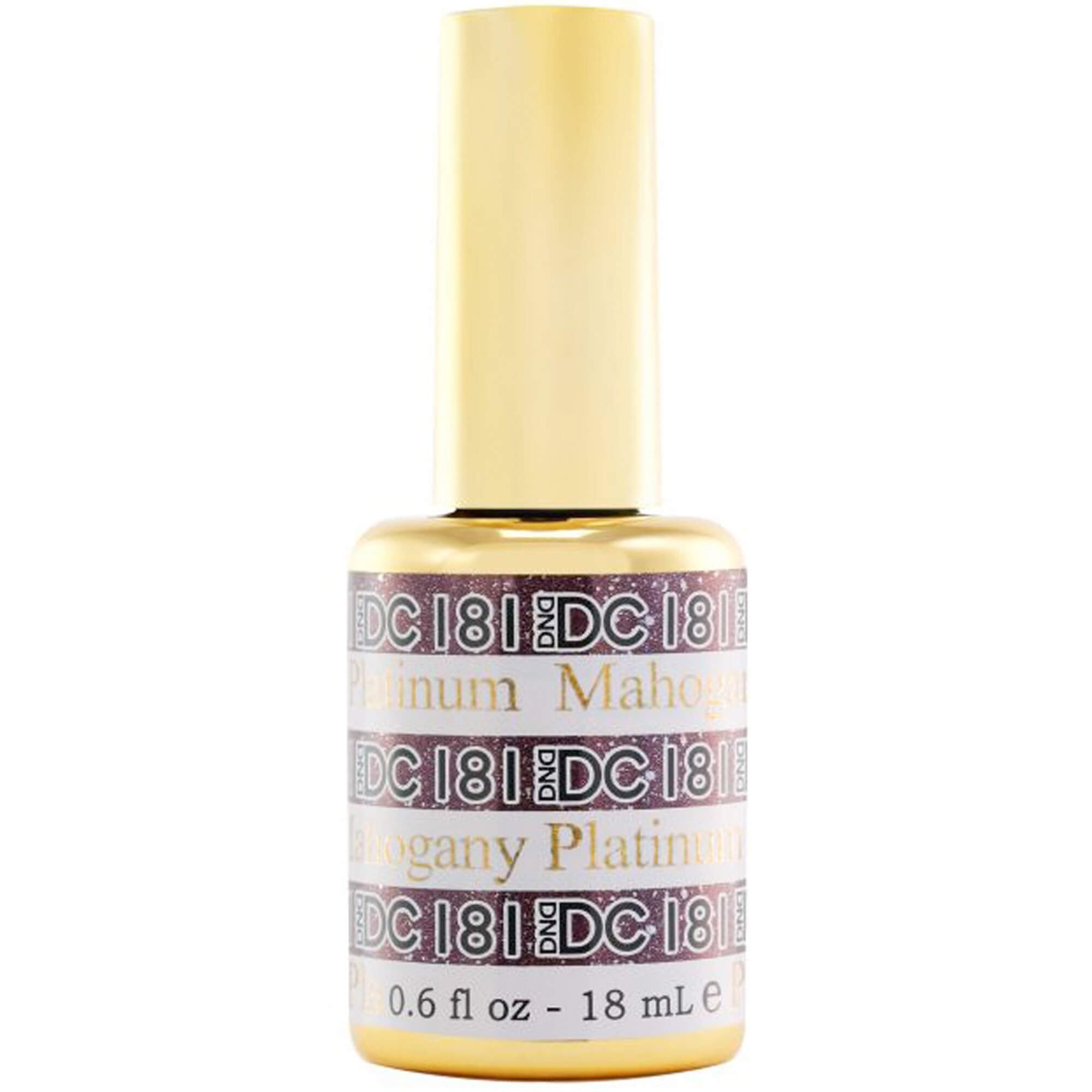 DND DC Soak-off Gel Polish #181 Mahogany 0.6 oz