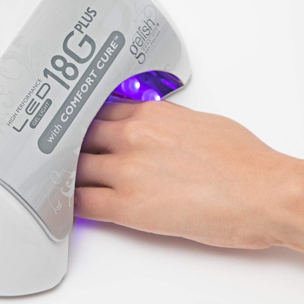 Gelish 18G Plus with Comfort Cure with 36 Watt LED, High Performance Gel Curing Lamp