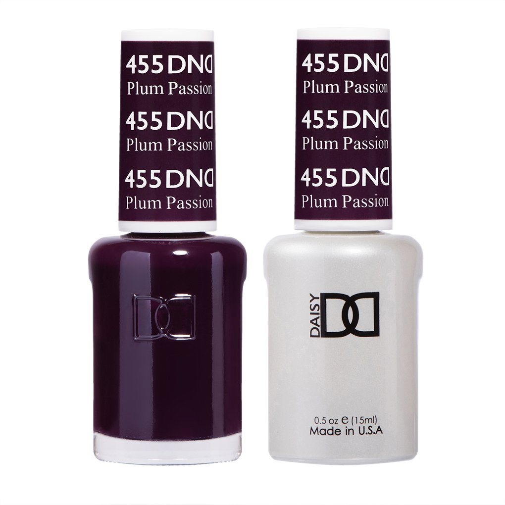 DND Matching Polish Set Gel & Lacquer 455 Plum Passion