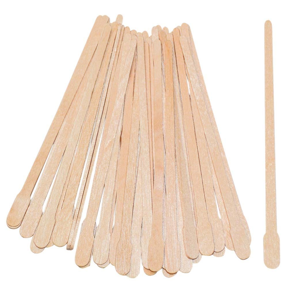 Karlash Pack of 100 - Brow Wax Sticks Small Wax Spatulas Applicator