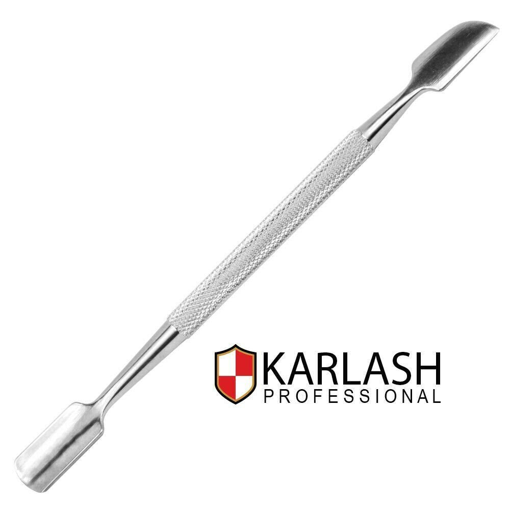 Karlash Professional Cuticle Pusher Stainless Steel and Nail Cleaner #6