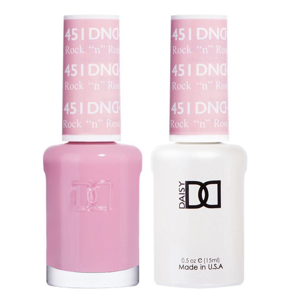 DND Matching Polish Set Gel & Lacquer 451 Rock n Rose