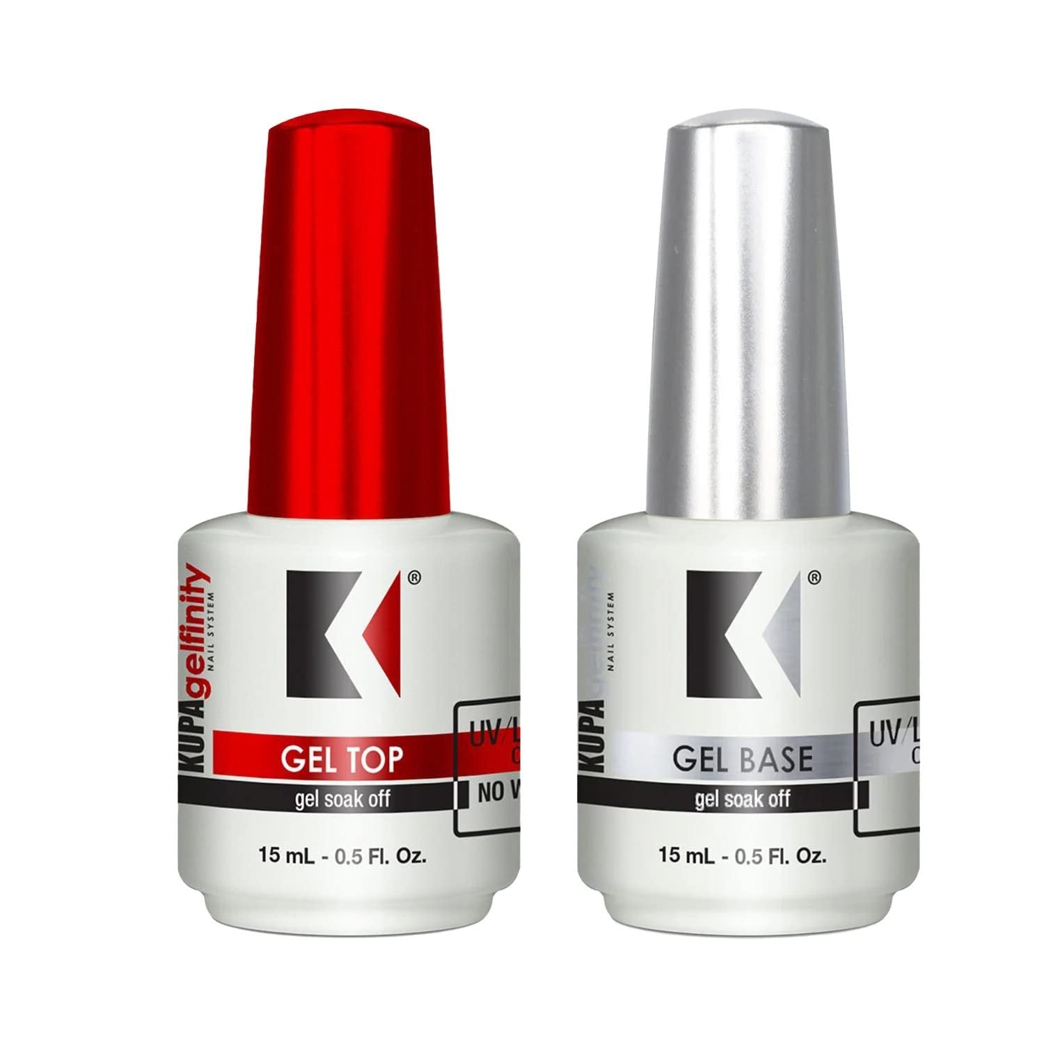 Kupa GelFinity Gel Base & Topcoat Duo 0.5oz