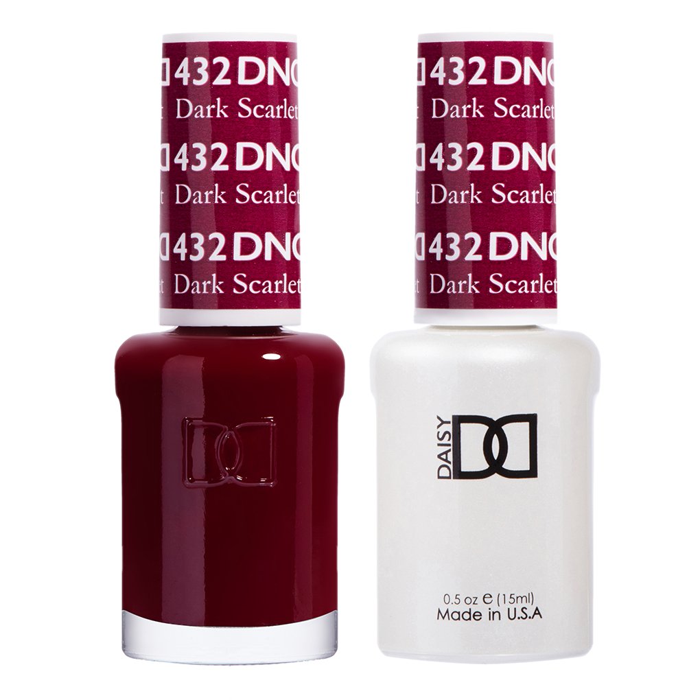 DND Matching Polish Set Gel & Lacquer 432 Dark Scarlet