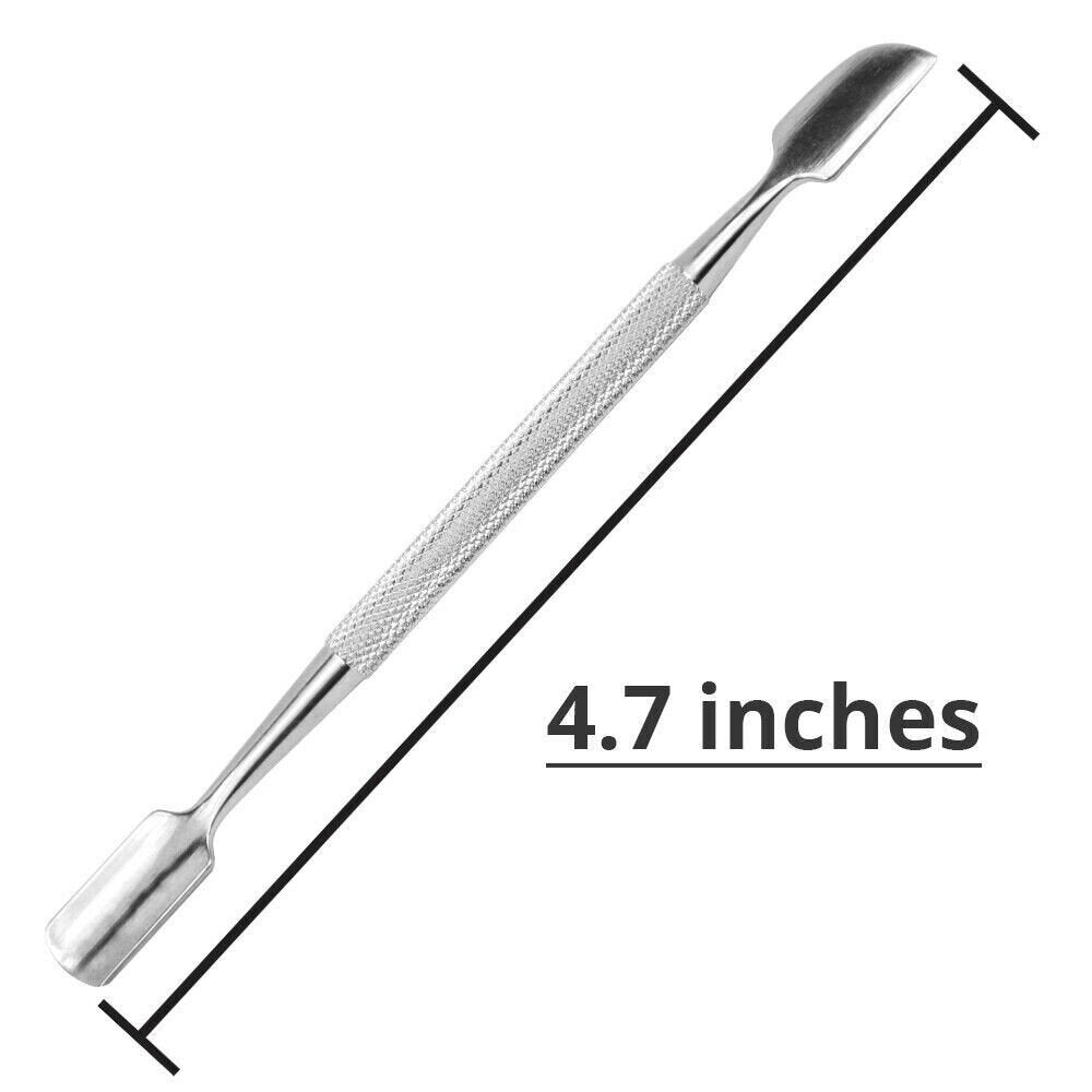 Karlash Professional Cuticle Pusher Stainless Steel and Nail Cleaner #6