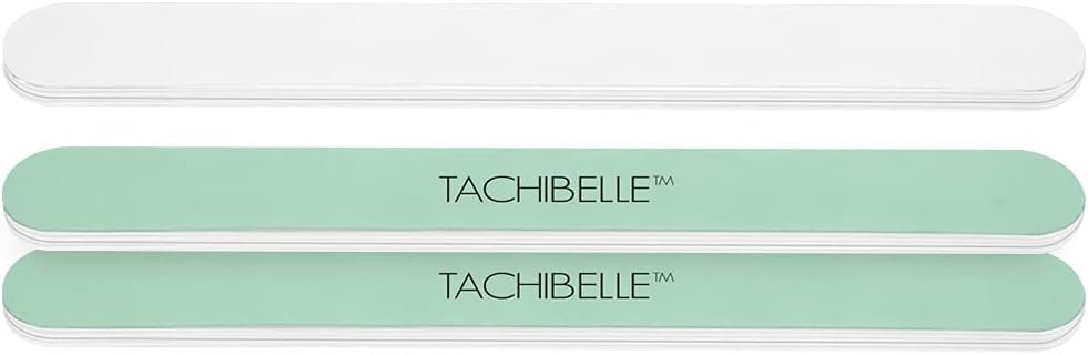 Tachibelle 12 Pcs Easy Shine File Fine Nail Buffer Smooth and Shiny Natural Nail