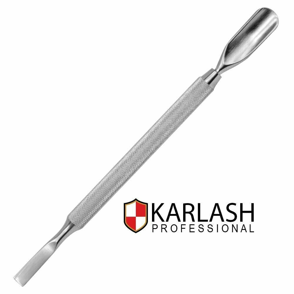 Karlash Programa Cuticle Pusher Stainless Steel and Nail Cleaner #10