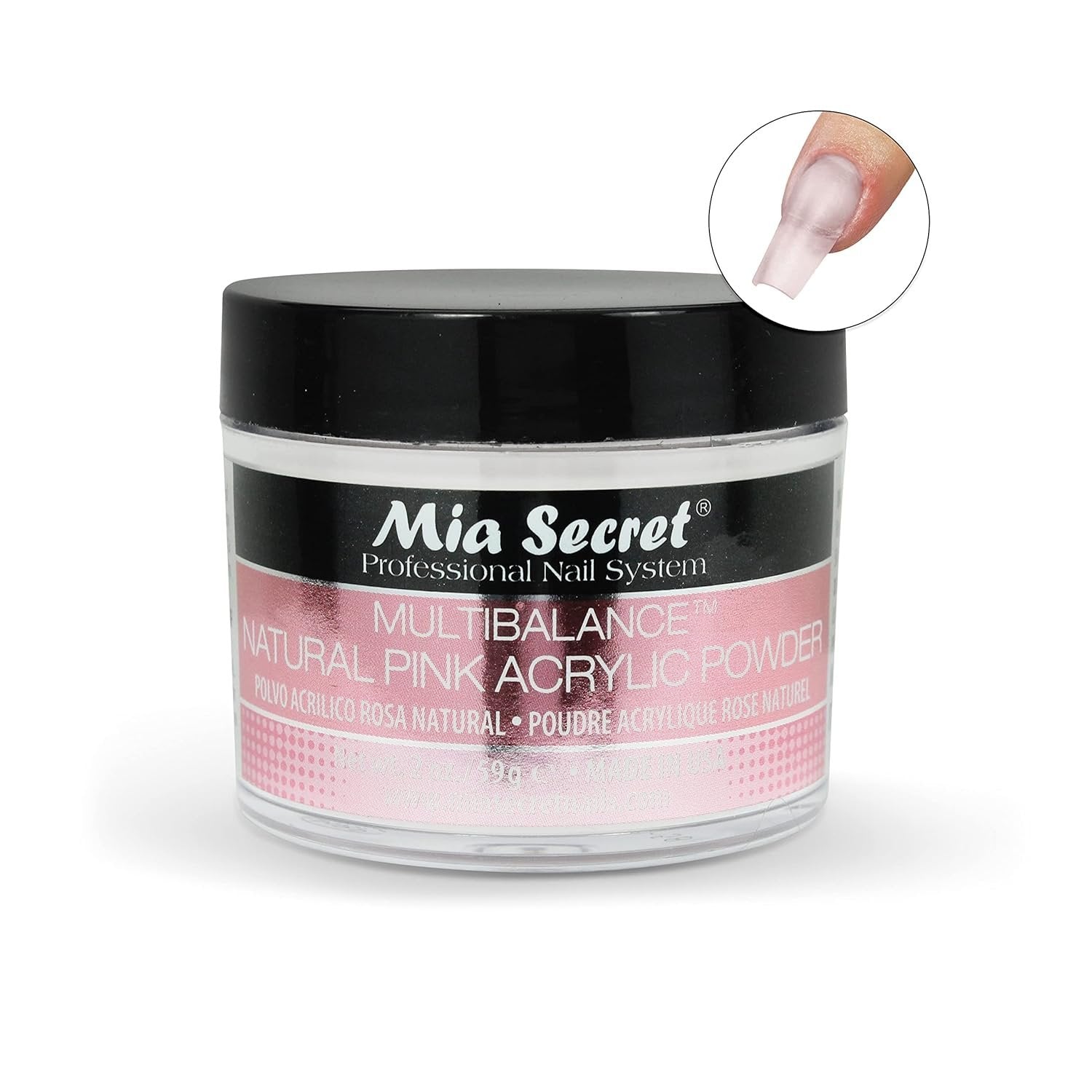 Mia Secret Acrylic Powder Natural Pink 2oz