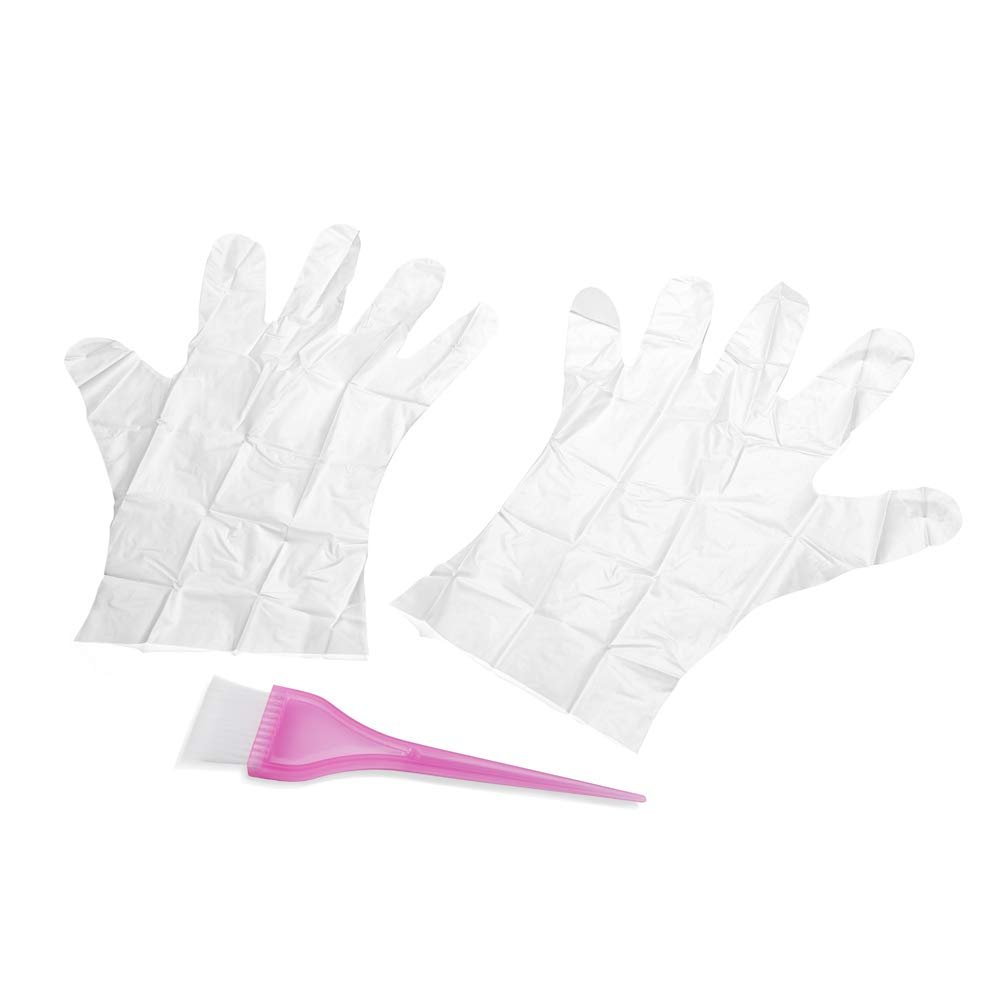 Punky Colour Tinting Brush and Glove Kit, For Hair Color 3 Pack - White