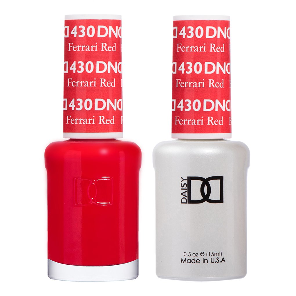 DND Matching Polish Set Gel & Lacquer 430 Ferrari Red