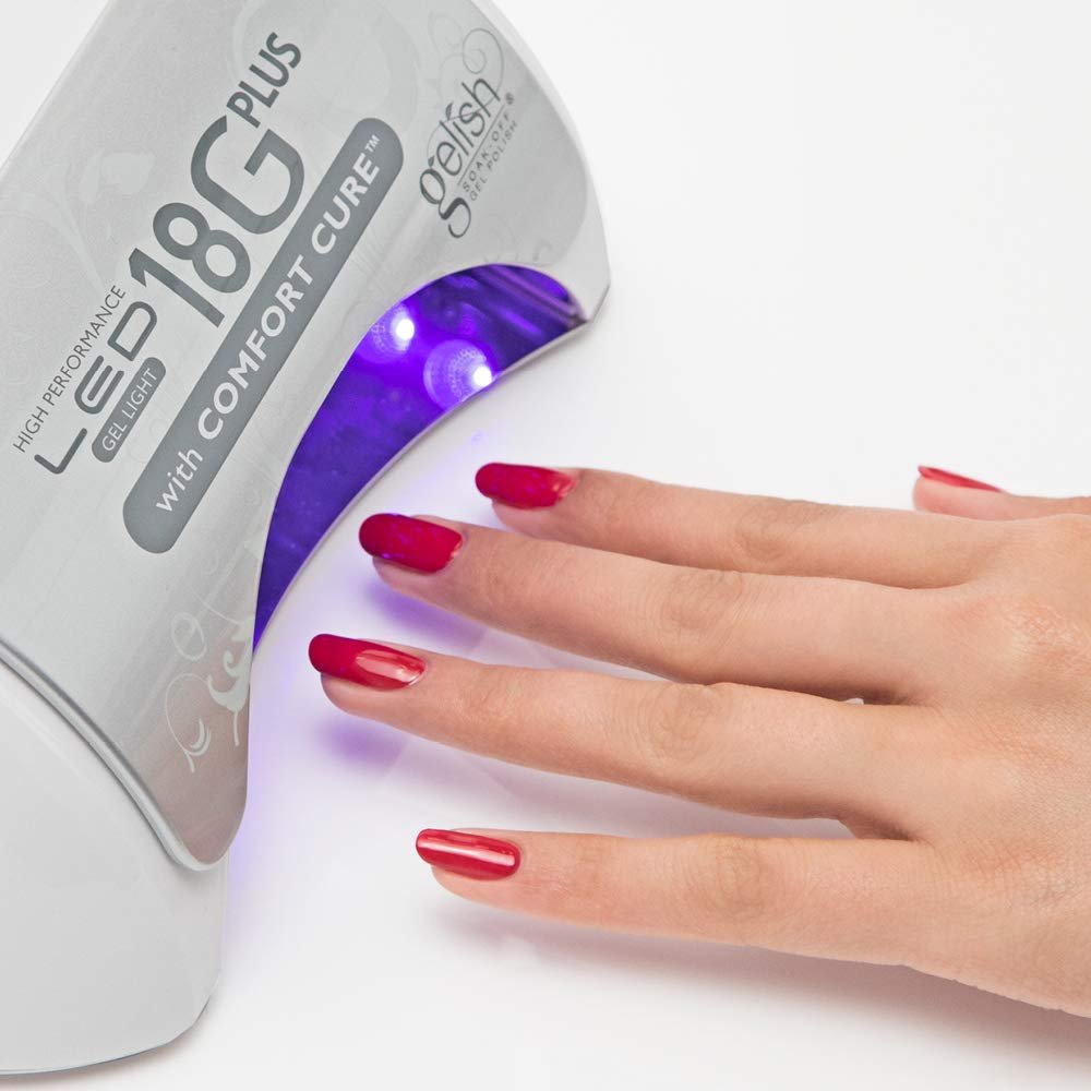 Gelish 18G Plus with Comfort Cure with 36 Watt LED, High Performance Gel Curing Lamp