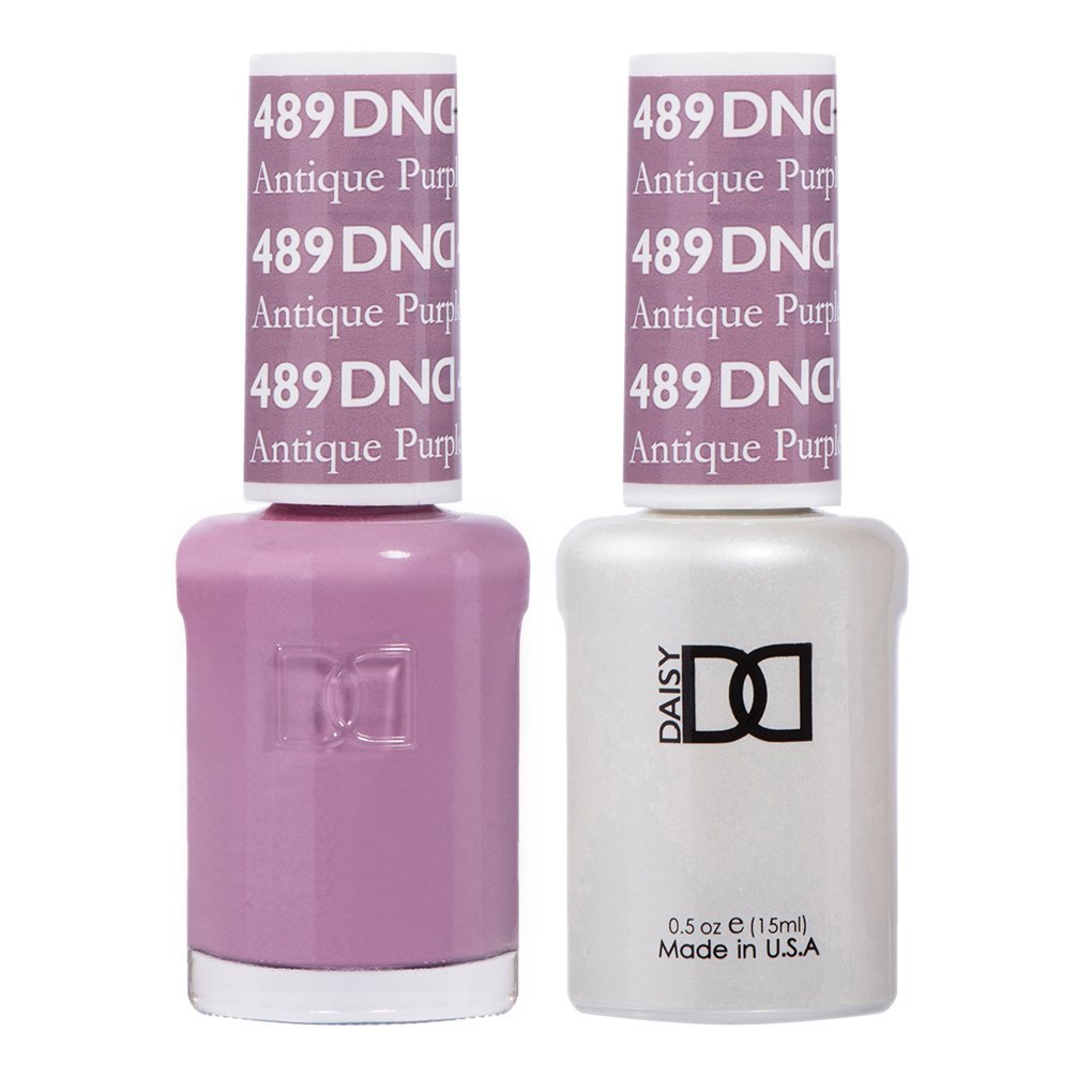 DND Matching Polish Set Gel & Lacquer 489 Antique Purple