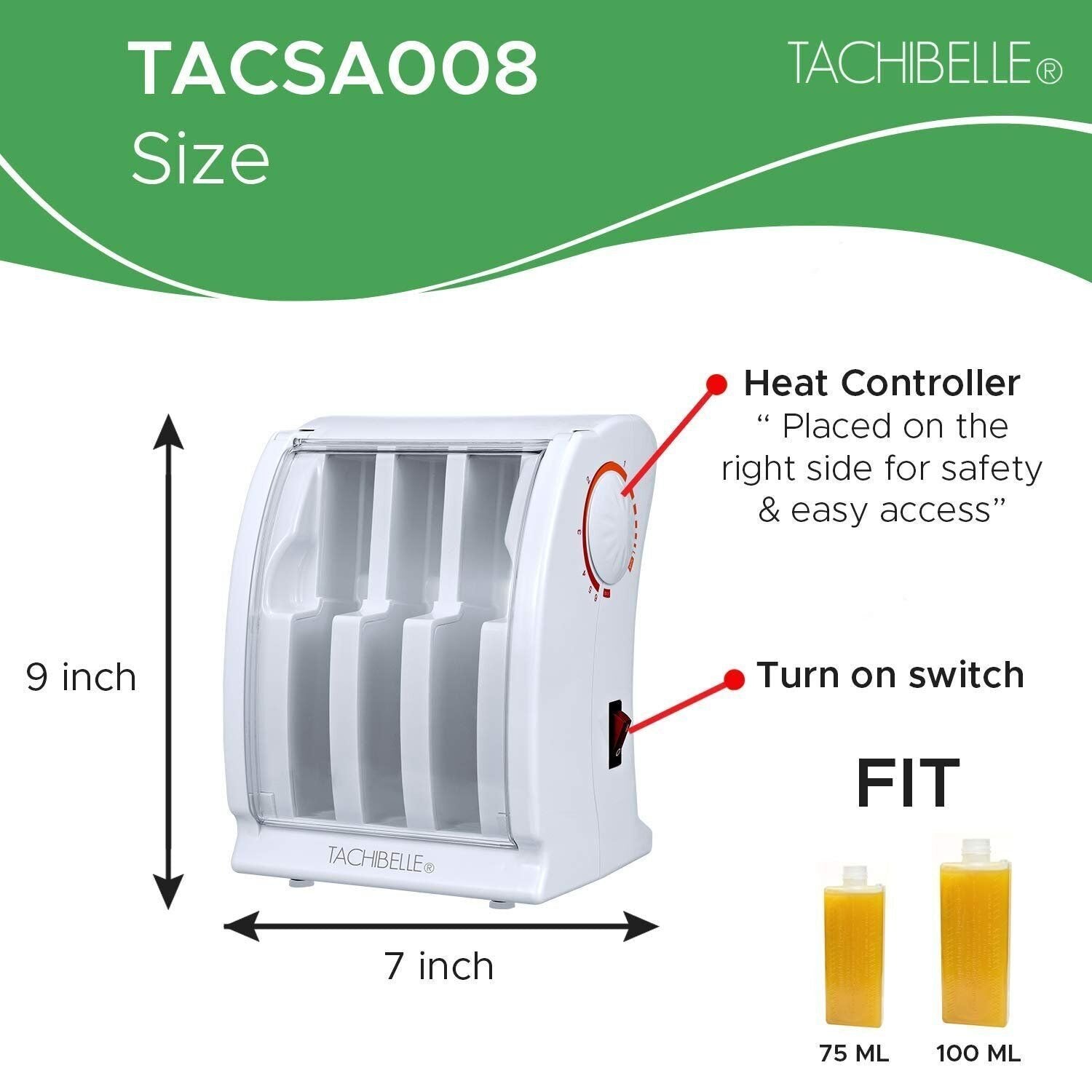 Tachibelle Professional 3 Cartridge Roll on Wax Warmer Heater WARMER ONLY