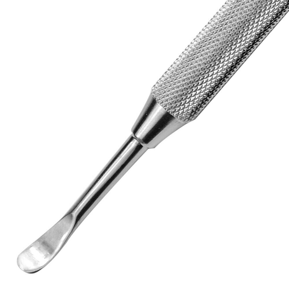 Karlash Professional Cuticle Pusher Stainless Steel and Nail Cleaner #7