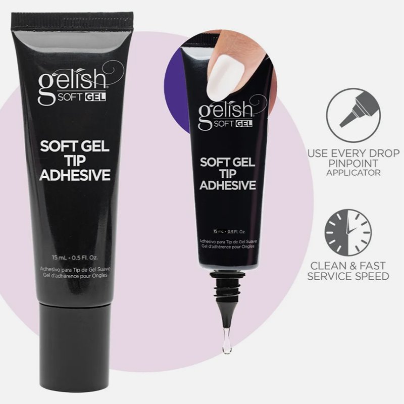 Gelish Soft Gel Tip Adhesive Tube 0.5 oz / 15 mL