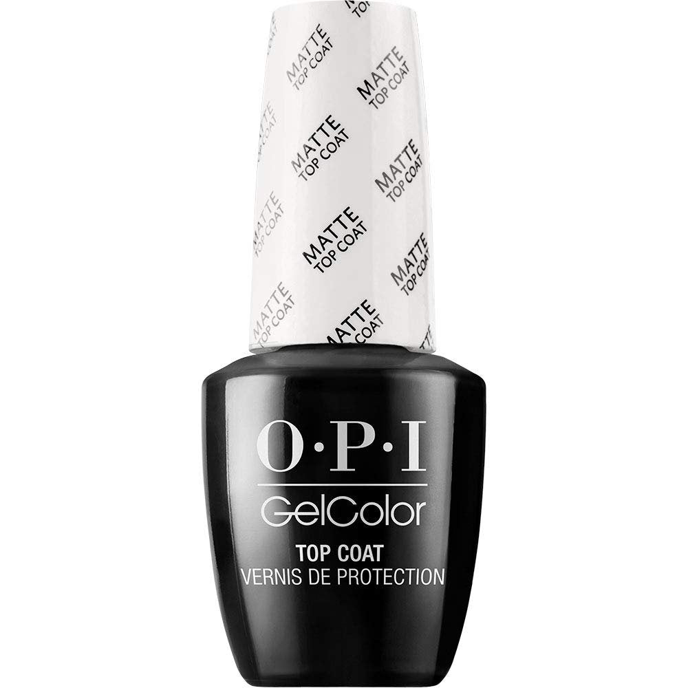 OPI GelColor Gel Polish, Matte Top Coat, 0.5 FL Oz