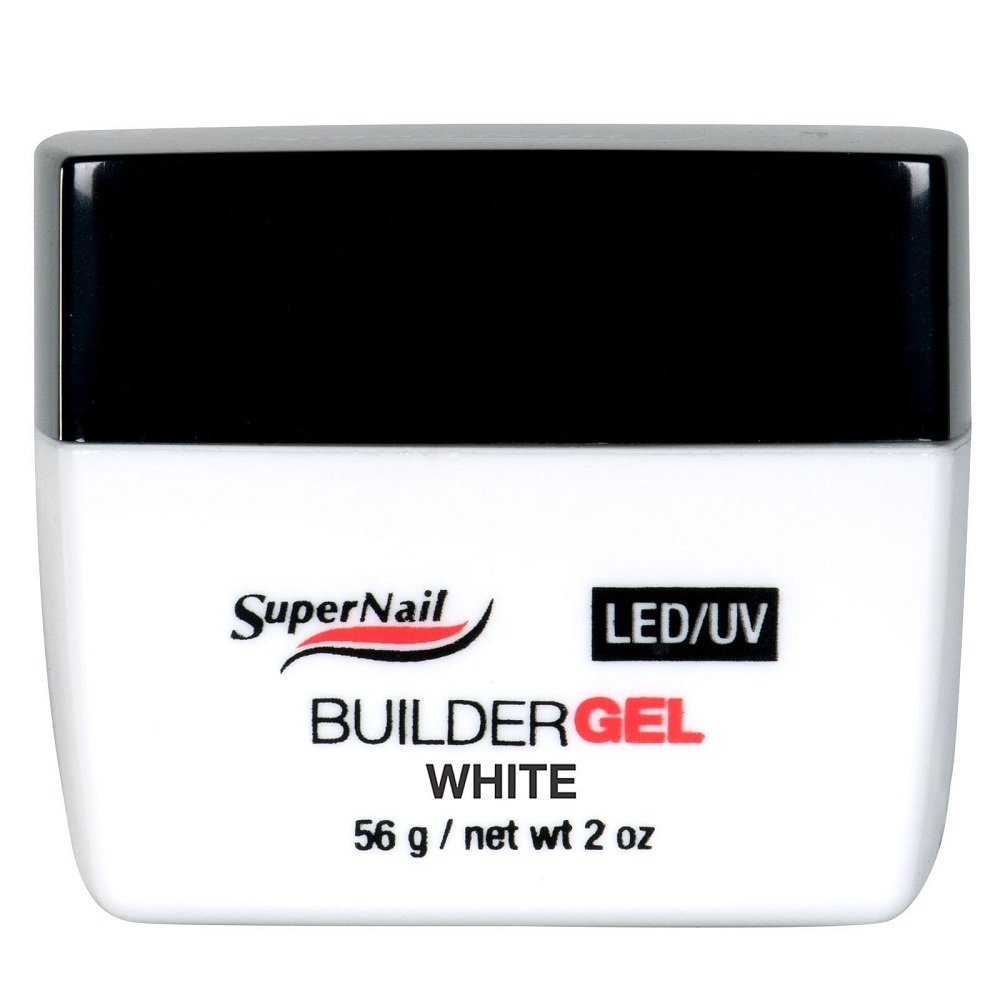 Supernail White LED/UV Builder Gel, 2 Fluid Ounce