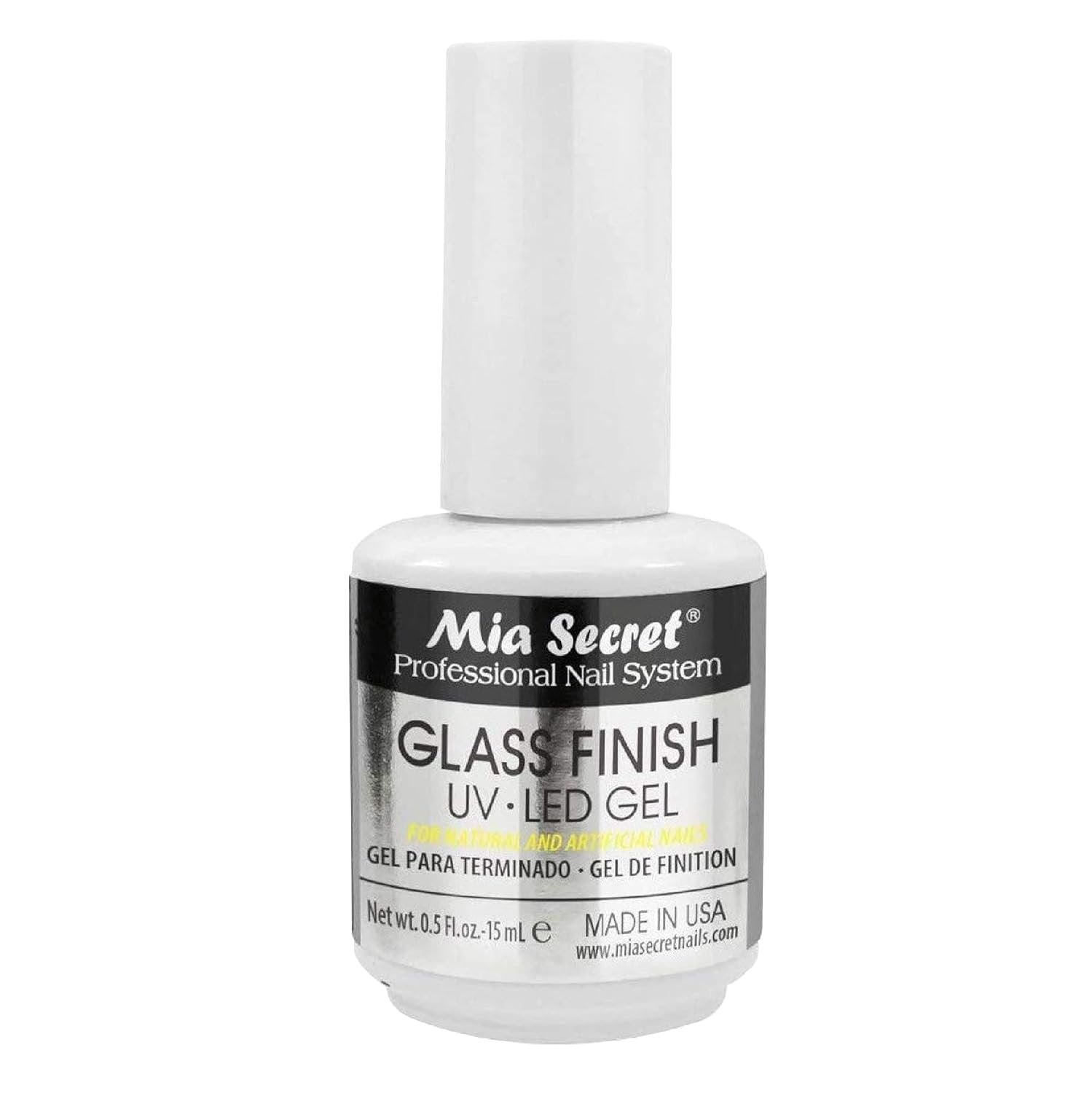 Mia Secret Glass Finish UV-LED Gel 0.5oz