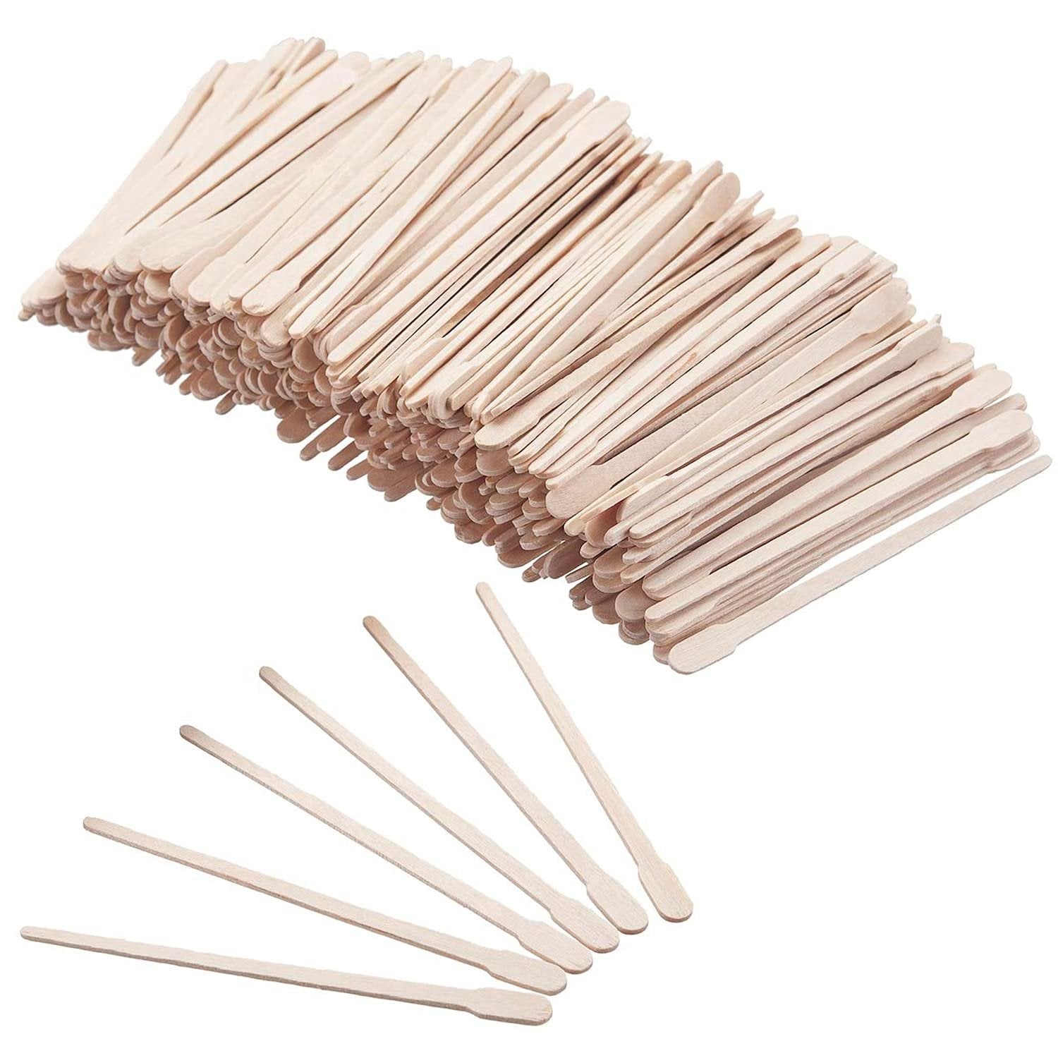 Karlash Pack of 500 - Brow Wax Sticks Small Wax Spatulas Applicator