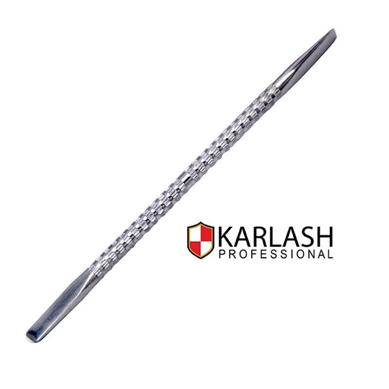 Karlash Cuticle Pusher Stainless Steel Square & Rounded Ends Tool #11