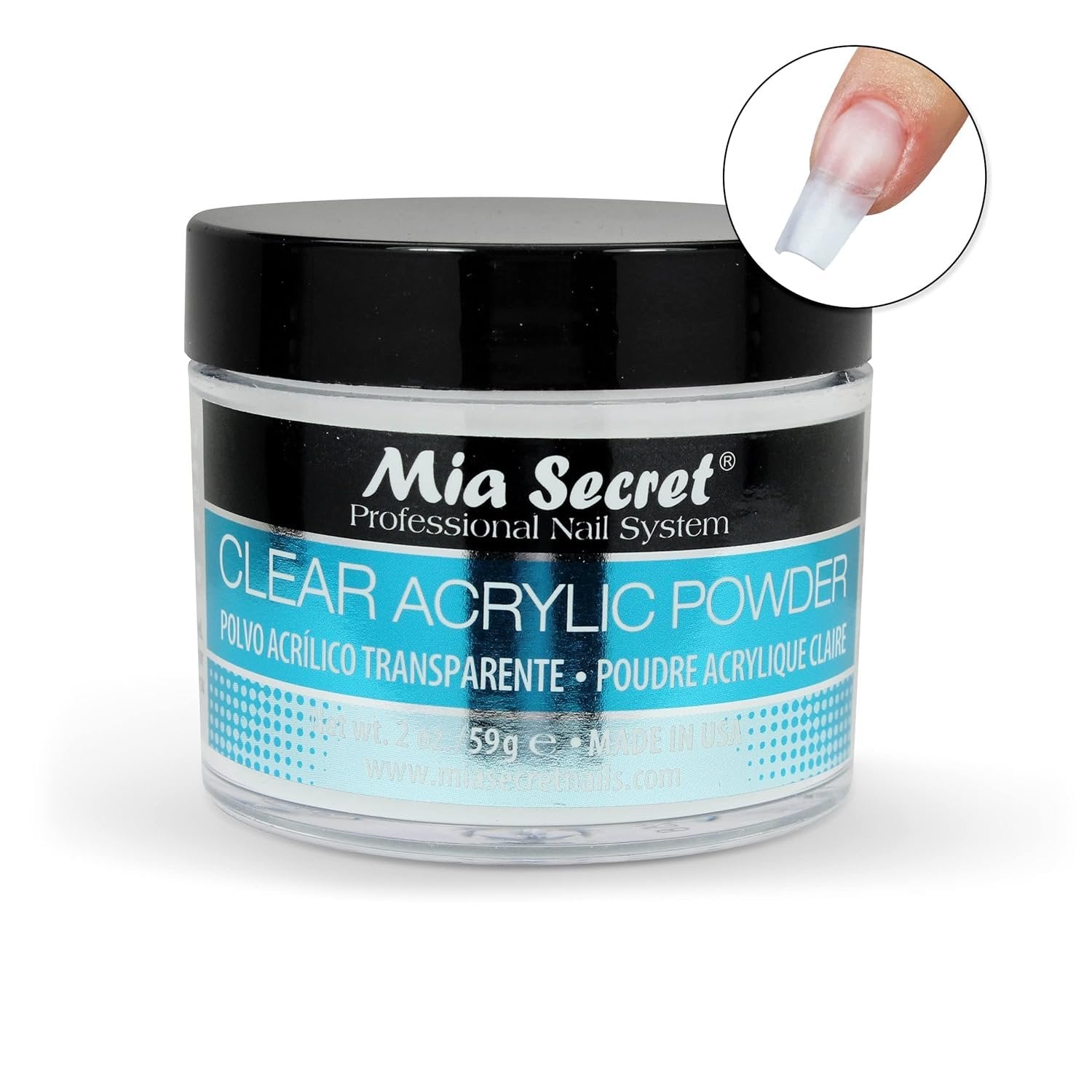 Mia Secret Acrylic Powder Clear 2oz