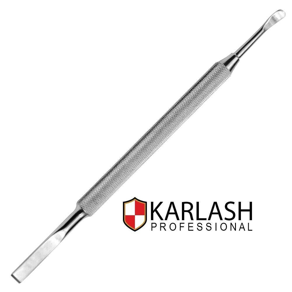 Karlash Professional Cuticle Pusher Stainless Steel and Nail Cleaner #7