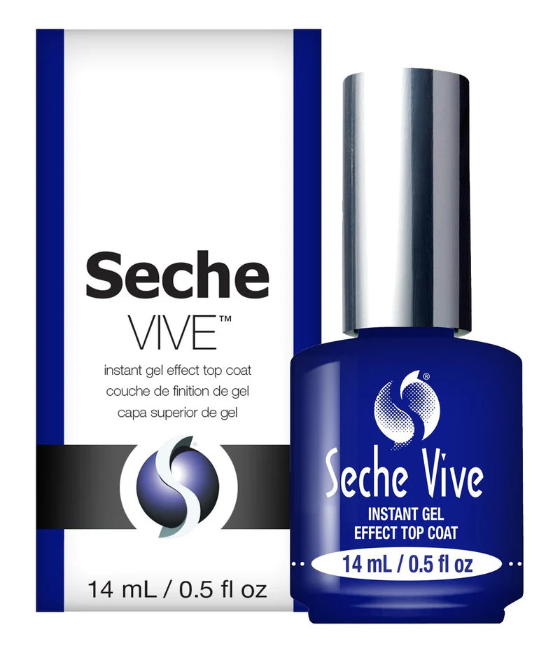 Seche Vive Instant Gel Effect Top Coat 0.5 Oz